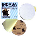 8" Solid White Self-Adhesive Discs
