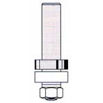Flush Trim Cutter Assembly - 4 Wing - 5/16" Hole