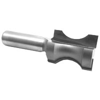 Oval Edge (Half-Bullnose) 1/2" Shank