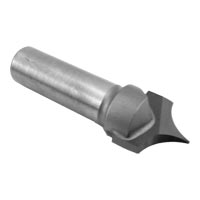 Point Cutting Roundover Bits 1/2" Shank