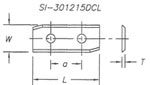 Insert Knives Double Angle 2 Holes