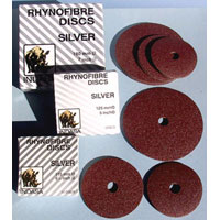 RHYNOFIBRE® "A" SILVER - Aluminum Oxide Resin Fibre Grinding Discs
