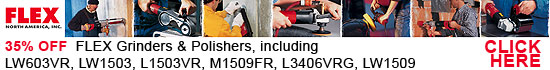 35% OFF of FLEX Grinders & Polishers including LW603VR, LW1503, L1503VR, M1509FR, L3406VRG, LW1509