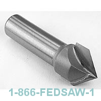 V-Groove (90 Degree Angle) 1/4" Shank