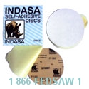 8" Solid White Self-Adhesive Discs