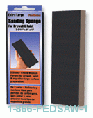 Extra-Large Sanding Sponges (3-5/16" x 9" x 1")