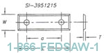 Insert Knives 4 Sided 2 Holes (26 CTC Plunge)