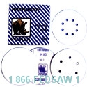 RhynoGrip 6", Solid White Grip Discs