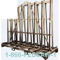 Kitchen Transport A-Frame Cart - 10' Heavy Duty