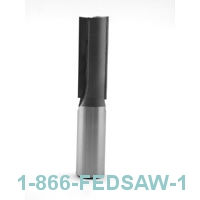 Straight Bits 3/4" Shank Double Flute (For CNC Routers) Right-Hand Rotation