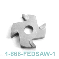 4 Wing & 6 Wing Drawer Slot Cutters (1 1/4" Diameter x 5/16" Bore)