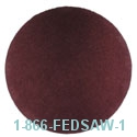 12" Buff and Blend, Maroon