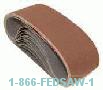 3"x24" 100 grit Sanding Belt AO CASE of 50