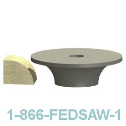 Demi Bullnose 2CM Profile Wheel