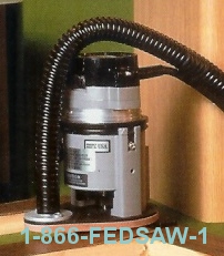 Dustless Underscribe Router