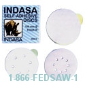 6" Solid White Self-Adhesive Discs