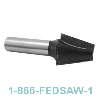 Bevel Bit (15 Degree, 1/2" Shank)