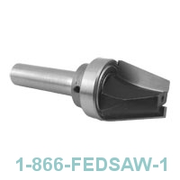 Chamfer Bit (14 Degree, 1/2" Shank)
