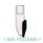 Combination Bevel & Flush Trim Bit - 22� Angle - 1 Flute