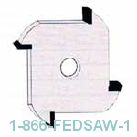 4 Wing Slotting Cutters
