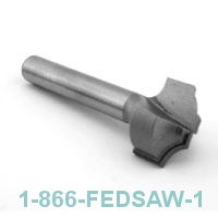 Plunge Roundover Bits 1/4" Shank