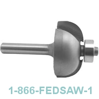 Cove Bits (2 Flute) 1/4" Shank