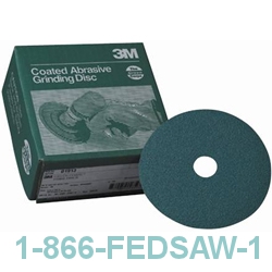 3M Green Corps Fibre Disc 7"x7/8" 24g BX/20