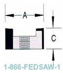 Lock Mortising Bits - Screw Type 1/4-28 Thread