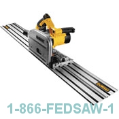 Dewalt DWS520SK Heavy-Duty 6 1/2" TrackSaw Kit with 59" Track and FREE Solid Surface blade.