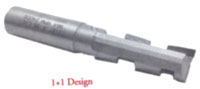 Diamond Tipped Router Bits - PCD - 1+1 Design