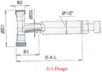 Diamond-Tipped T-Slot Bits - PCD - RH